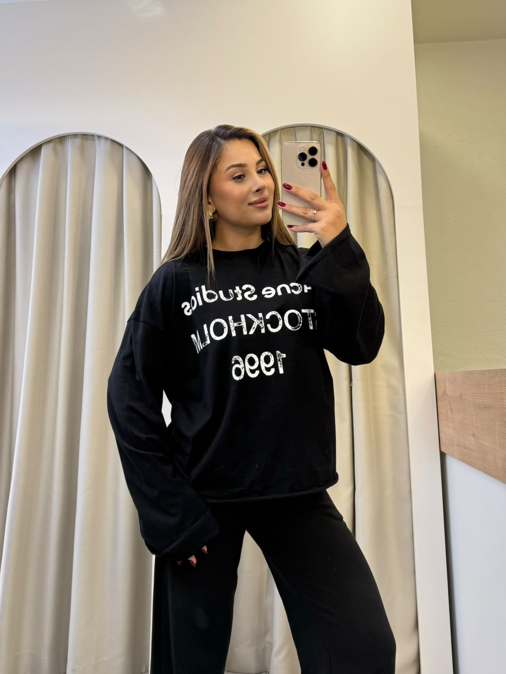 Styles Siyah Baskılı Marka Model Basic