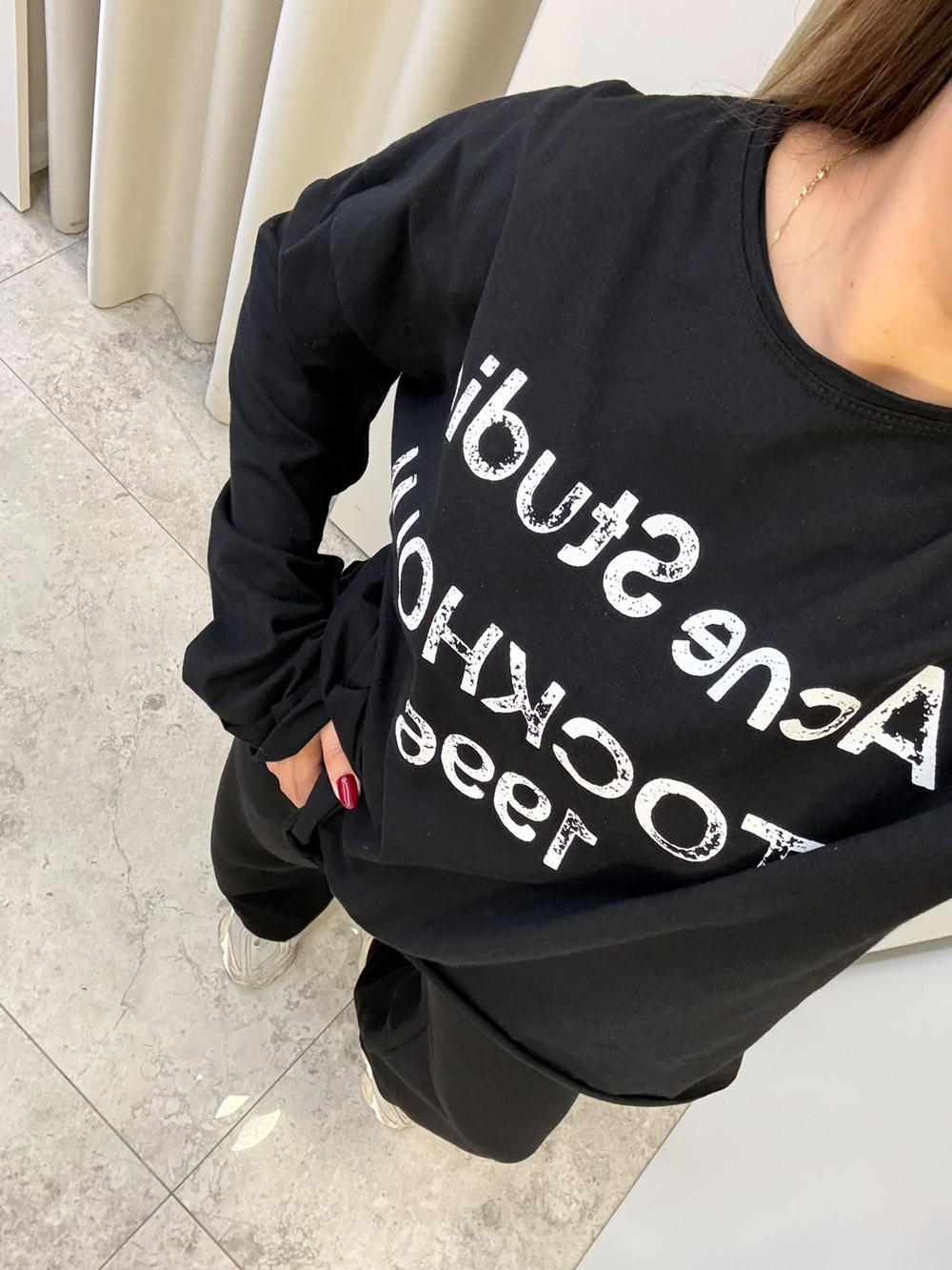 Styles Siyah Baskılı Marka Model Basic