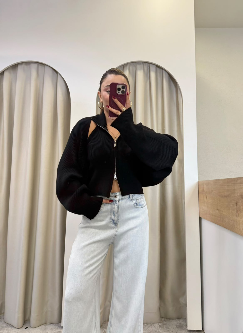 Vex Siyah Triko Bolero Takım