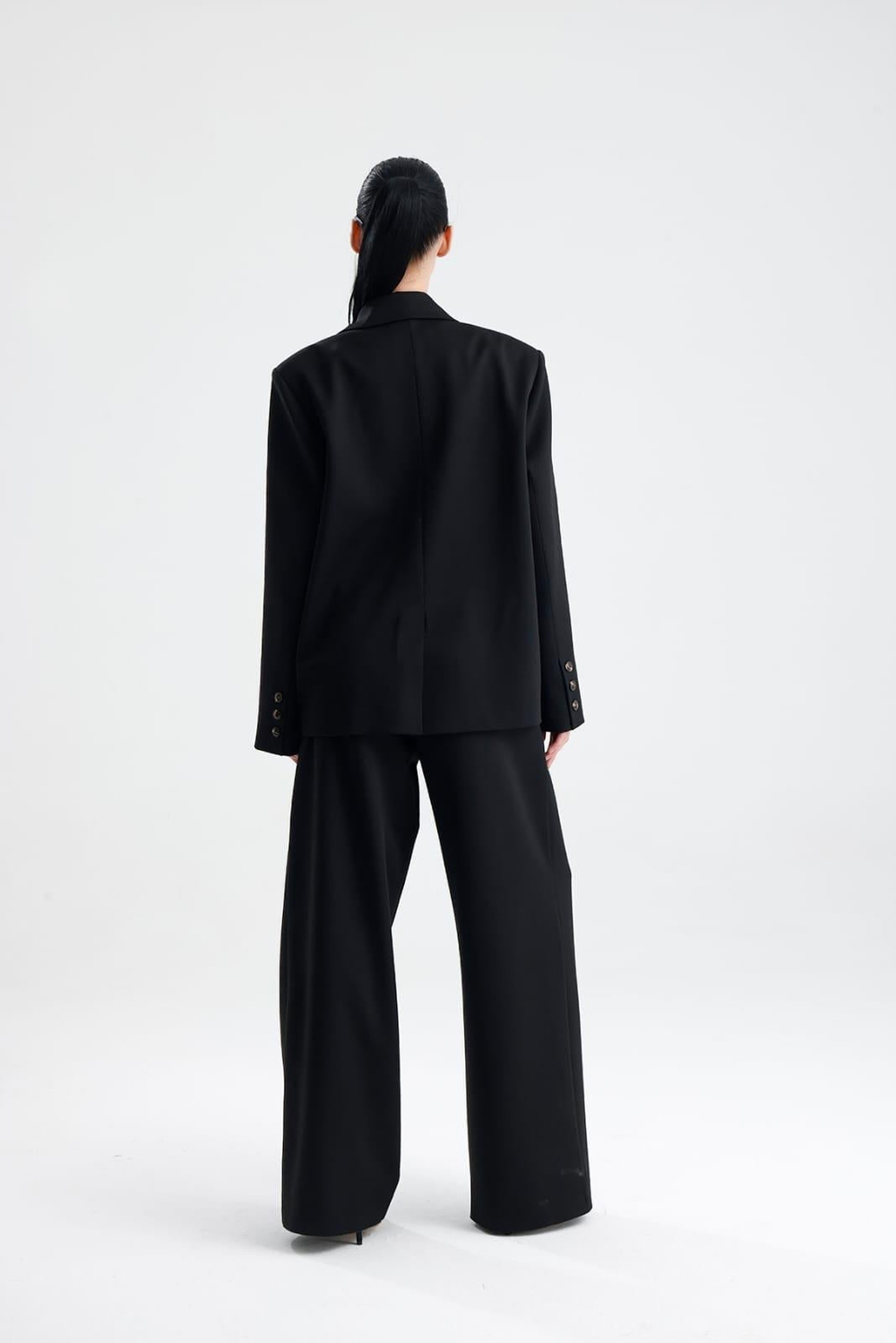 SPELLO Kadın Siyah Oversize Ceket