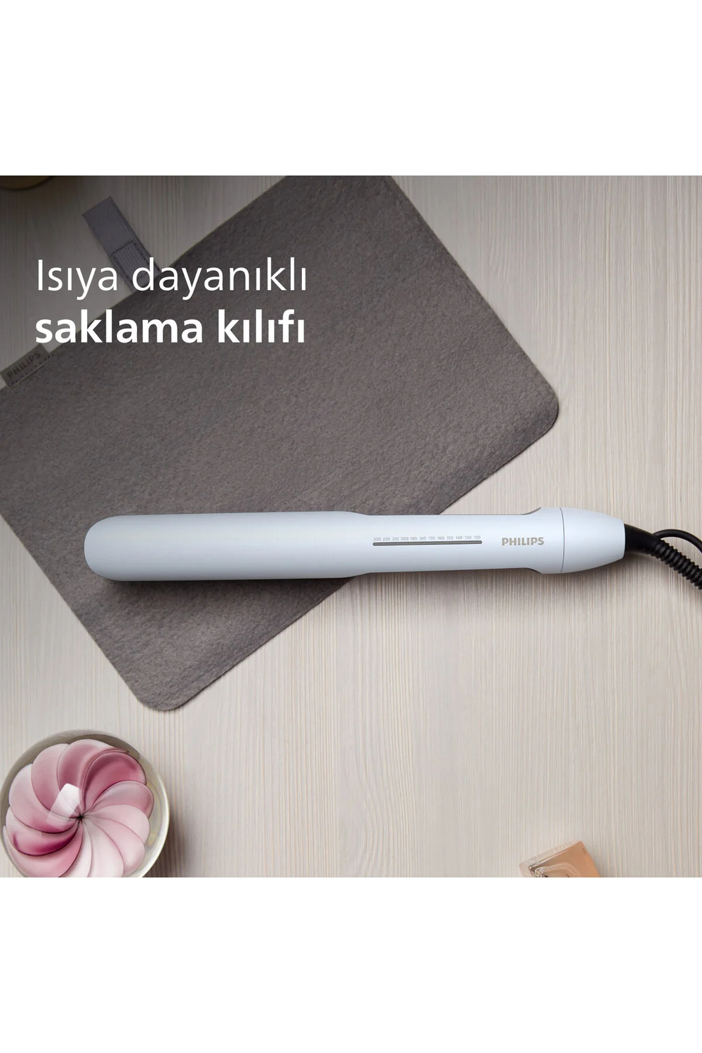 Saç Düzleştirici Bhs520/00,bukle Özelliği,argan Yağı Katkılı,iyonik Bakım,kılıf Hediyeli