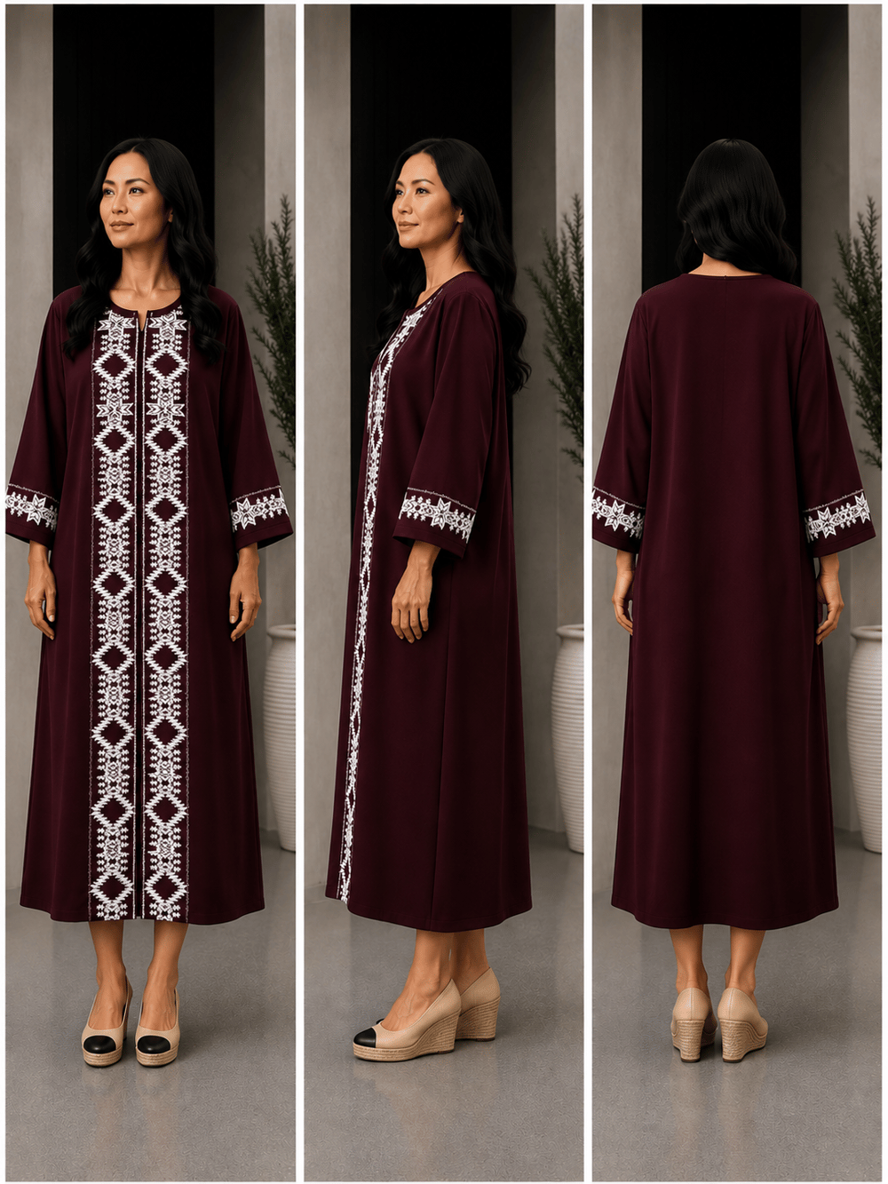 Elara – Triko Abaya Hırka