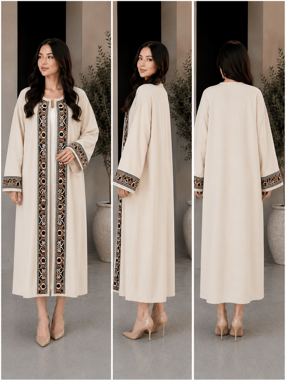 Elara – Triko Abaya Hırka