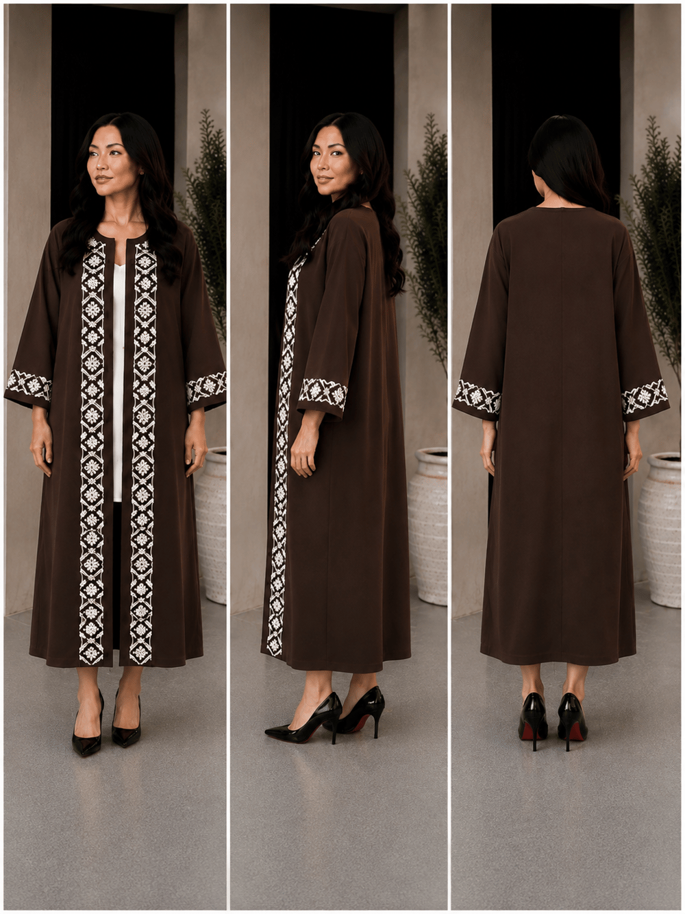 Elara – Triko Abaya Hırka