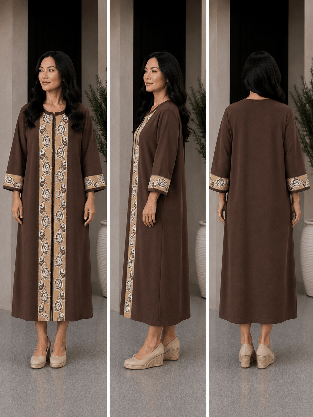 Malıka – Triko Abaya Hırka