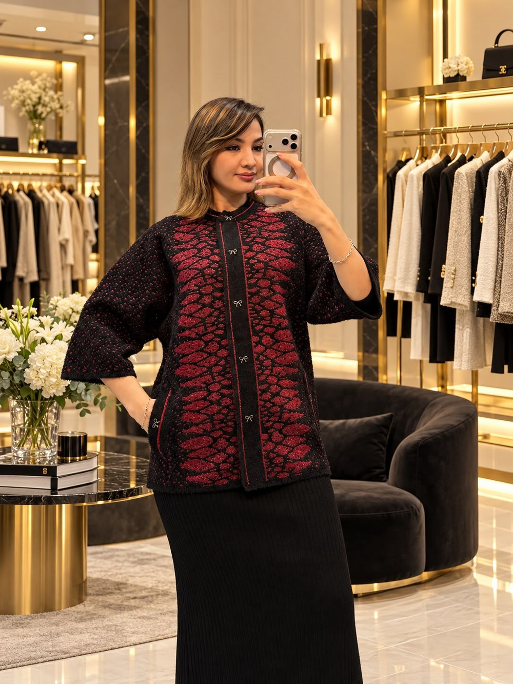 Serpentıa – Lüks Kısa Sakallı Triko Bordo renk 