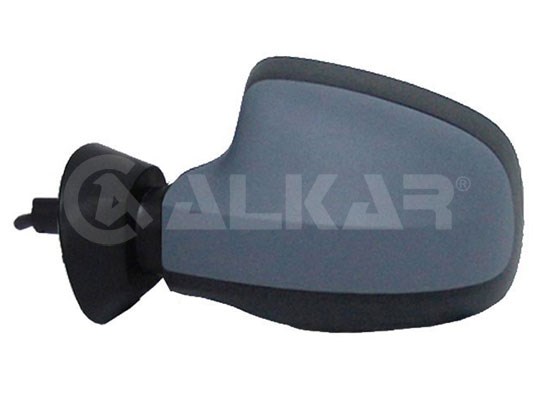 ALKAR 6137594 | Dış Dikiz Aynası Sol Mekanik Astarlı Yuvarlak Ayak Dacia Sandero 2008-2013