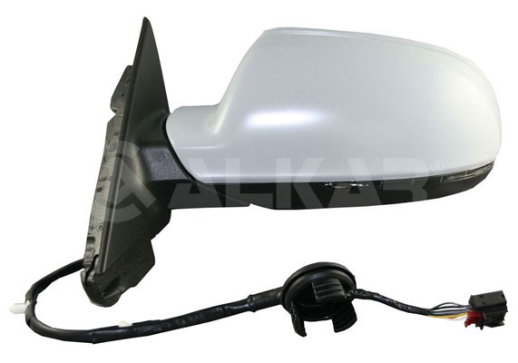 ALKAR 6139783 | Dış Dikiz Aynası Sol Elektrikli Asferık Isıtmalı Astarlı Sinyalli 8 Pin Audi A3 2010-2012
