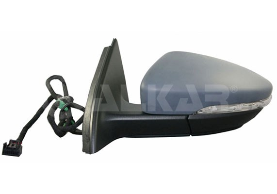 ALKAR 6143163 | Dış Dikiz Aynası Sol Elektrikli Isıtmalı Astarlı Otomatik Katlanır Sinyalli 8 Pin Asferık Volkswagen Passat (3C5) 2010-2015