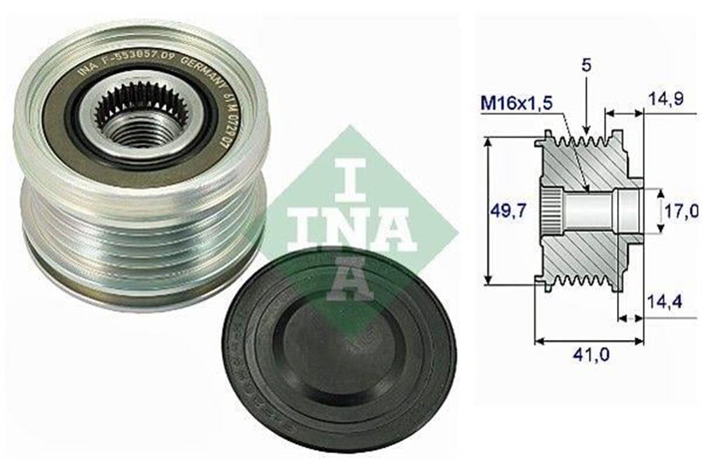 ALTERNATÖR KASNAĞI MERCEDES W168-169-245-414