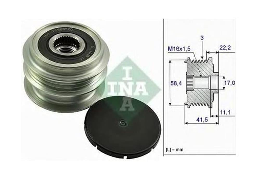 ALTERNATÖR KASNAĞI RENAULT CLIO IV 12 CLIO III 05MODUS 04 DACIA LOGAN II 12 SANDERO II 12 1.2 16V D4F