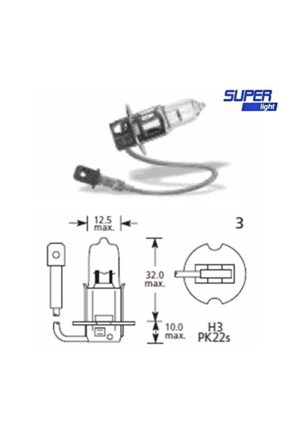 AMPUL 24V H3 HALOGEN 70W