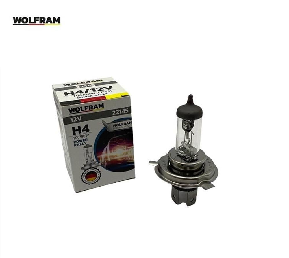 AMPUL H4 12V 100W/90W STANDART IŞIK TIRNAKLI P43t