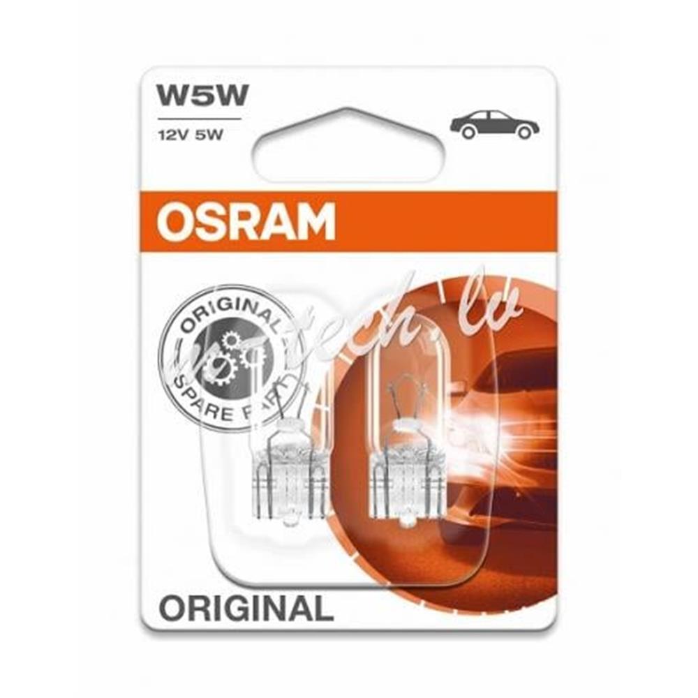 AMPUL W5W 5W 12V T10 ORTA DİPSİZ BLİSTER AMBALAJ