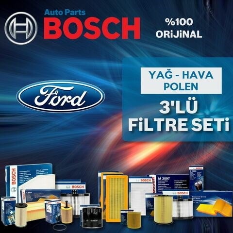 Bosch Ford Focus 1.6 Ti-Vct Filtre Bakım Seti 2011-2018 3NP