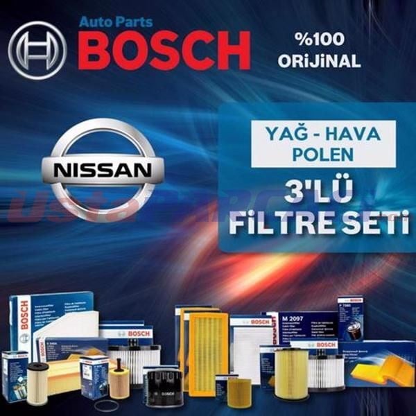Bosch Nissan Juke 1.5 Dci Filtre Bakım Seti 2011-2013 3NP
