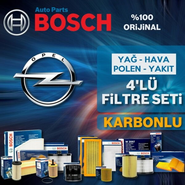 Bosch Opel Combo C 1.3 Cdti Filtre Bakım Seti 2005-2011 4KP