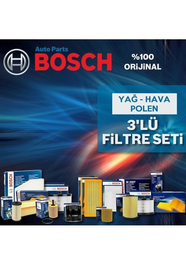 Bosch Skoda SuperB 1.4 Tsi Filtre Bakım Seti 2015-2019 3KP CZC-CZD