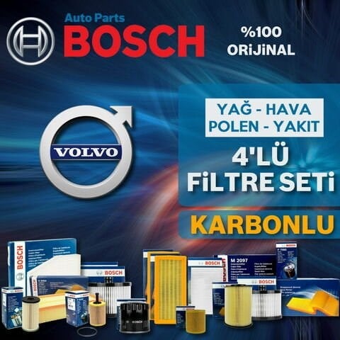 Bosch Volvo S60 1.6 Dizel Filtre Bakım Seti 2011-2015 4NP