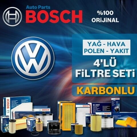 Bosch VW Polo 1.4 Tdi Filtre Bakım Seti 2014-2017 4KP CUS-CYZ-CUT