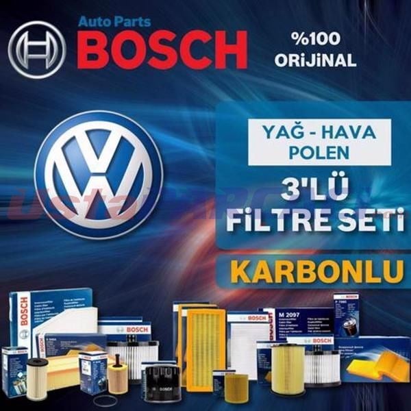 Bosch VW Tiguan 1.4 Tsi Filtre Bakım Seti 2007-2018 3KP CAV-CTH-BWK