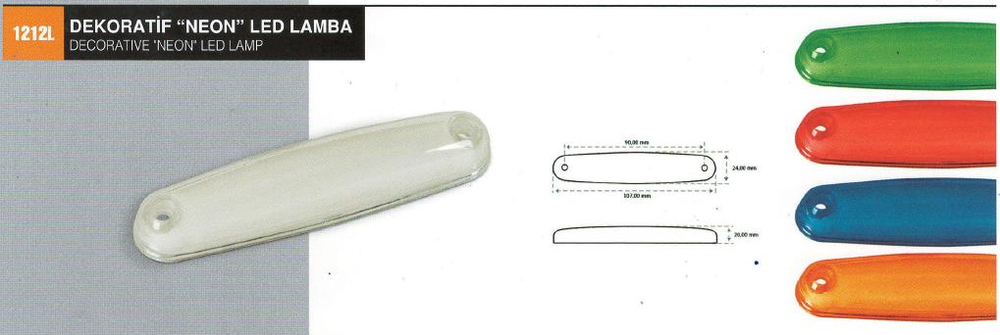 NEON PARMAK LED LAMBA