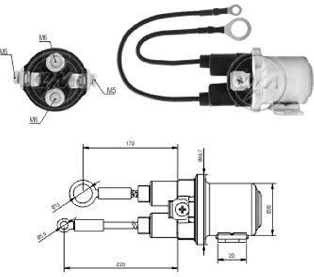 OTOMATİK DELCO TİPİ 12V 38MT CATERPILLAR / CUMMINS