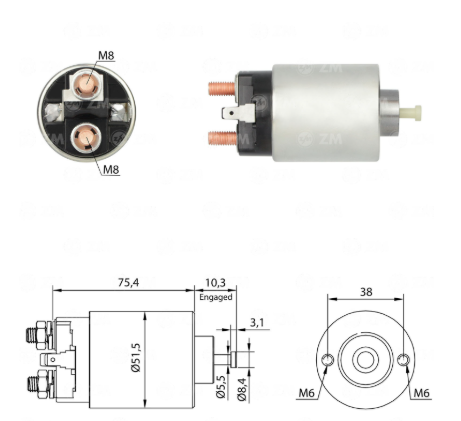 OTOMATİK MITSUBISHI TİPİ 12V L200 - L300 - PAJERO