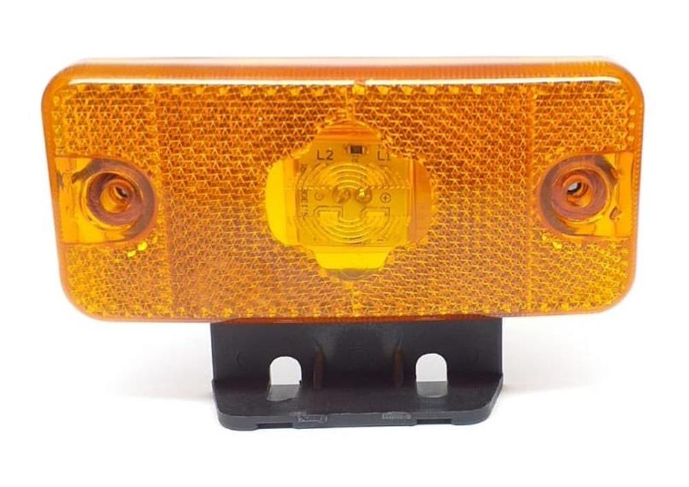 SİDE MARKER 24V SARI BRAKETLİ