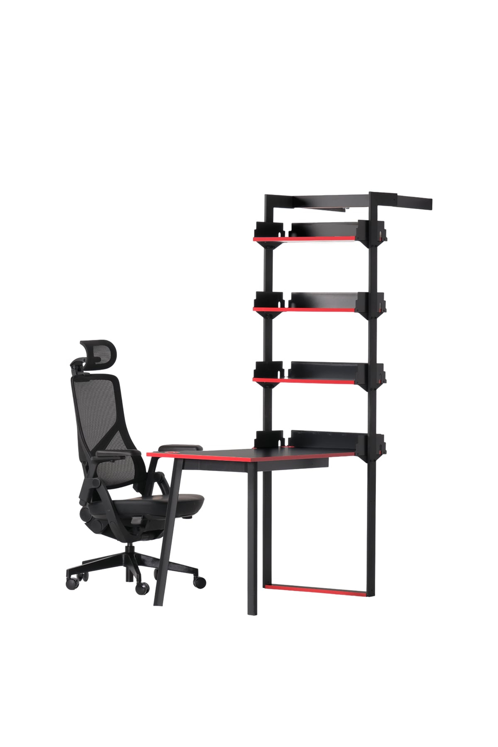 Atlantix Shelf X-Pro 120x60 cm Duvara Monte Raflı Gaming Masa