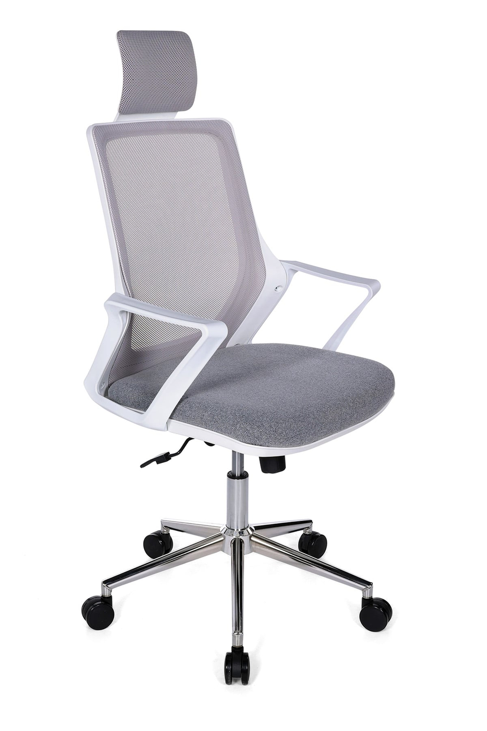 Ofisbazaar Alf Beyaz Fileli Yönetici Koltuğu | Ergonomik Başlıklı Ofis Koltuğu Gri