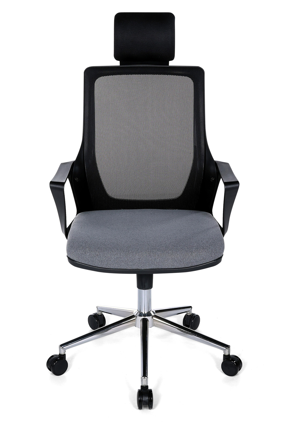 Ofisbazaar Alf Fileli Yönetici Koltuğu | Ergonomik Başlıklı Ofis Koltuğu Gri