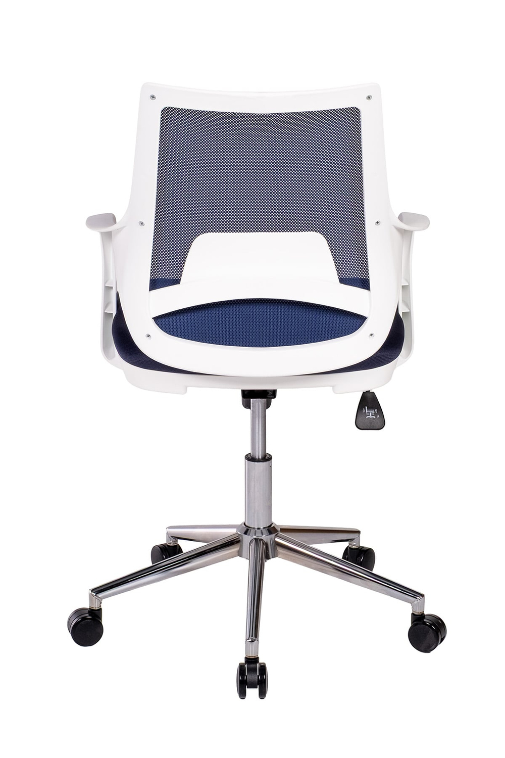 Ofisbazaar Buya Beyaz Fileli Çalışma Koltuğu | Ergonomik Şef ve Toplantı Koltuğu Lacivert