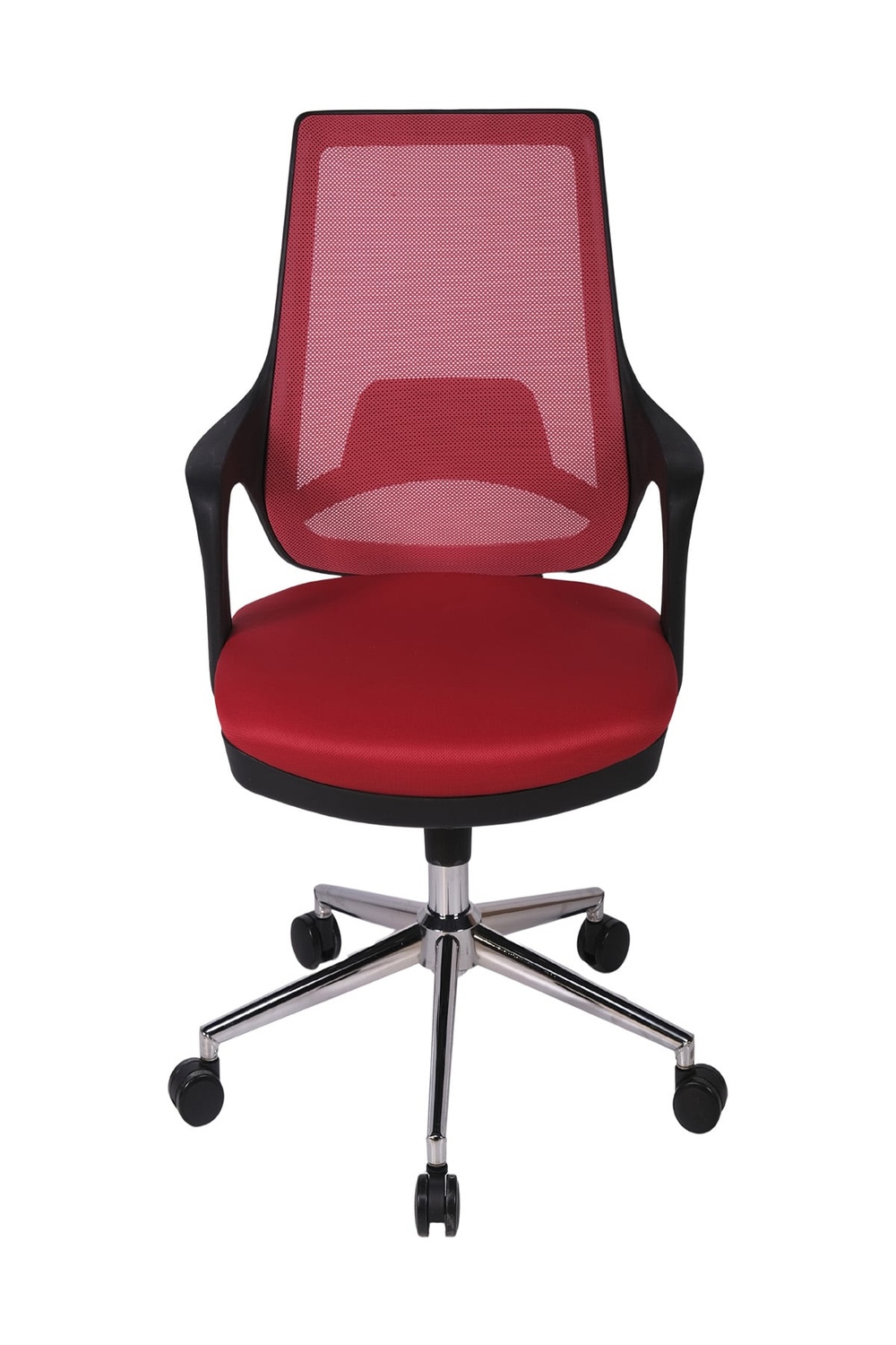 Ofisbazaar Buya Fileli Çalışma Koltuğu | Ergonomik Şef ve Toplantı Koltuğu Kırmızı