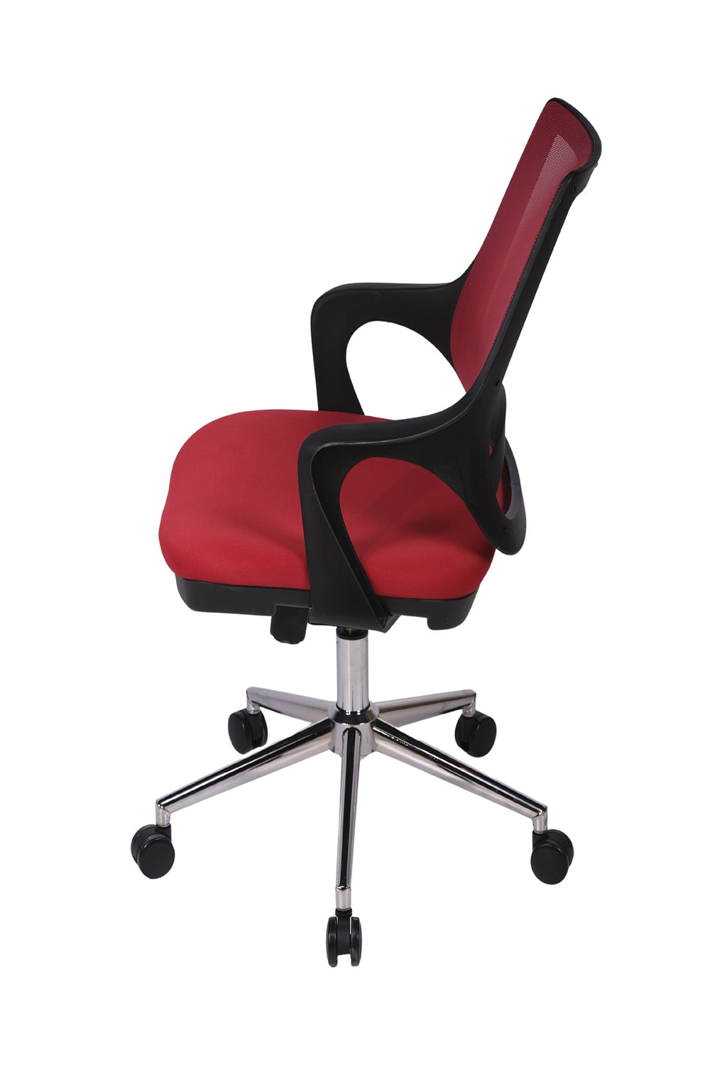 Ofisbazaar Buya Fileli Çalışma Koltuğu | Ergonomik Şef ve Toplantı Koltuğu Kırmızı