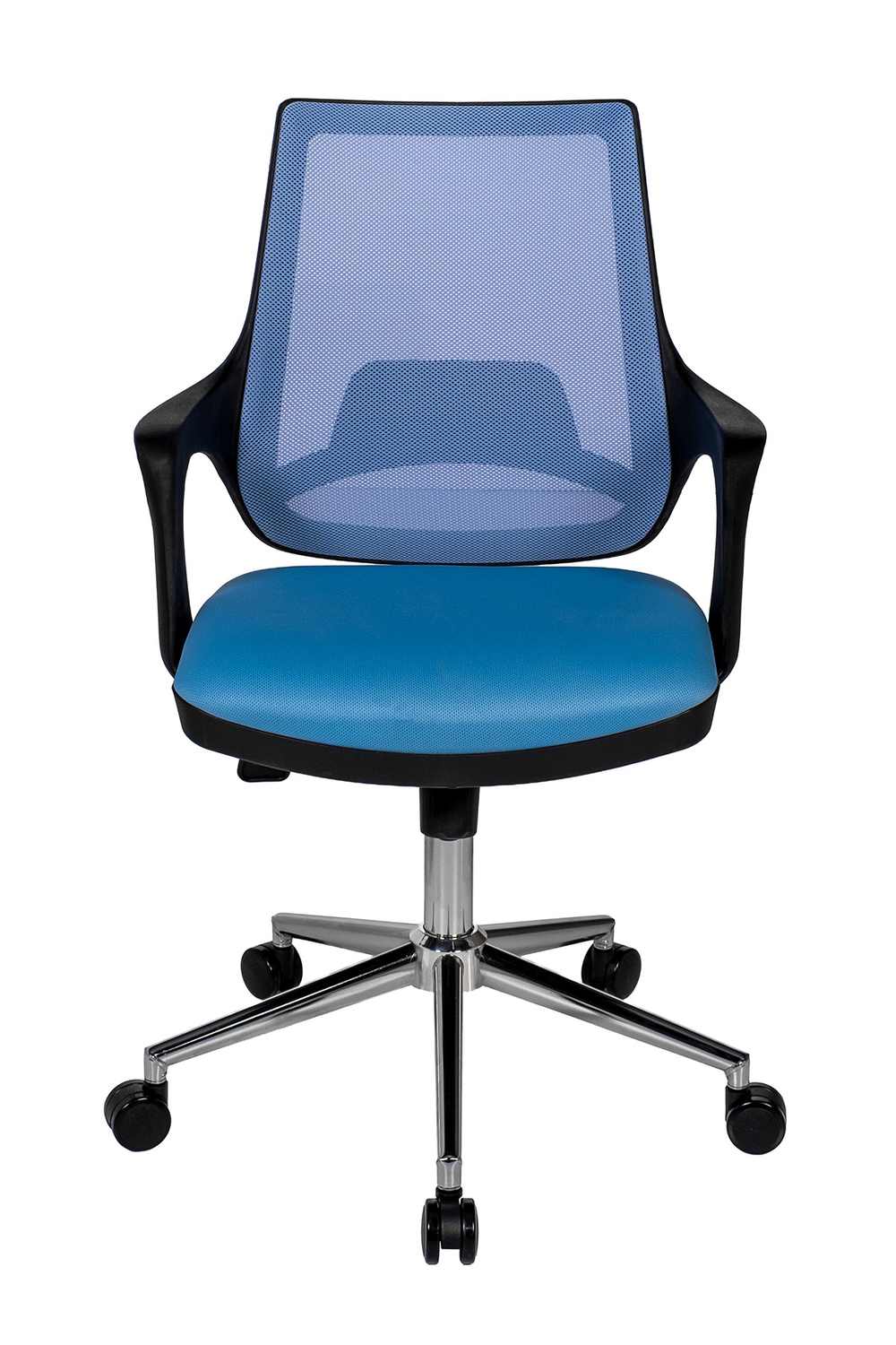 Ofisbazaar Buya Fileli Çalışma Koltuğu | Ergonomik Şef ve Toplantı Koltuğu Açık Mavi