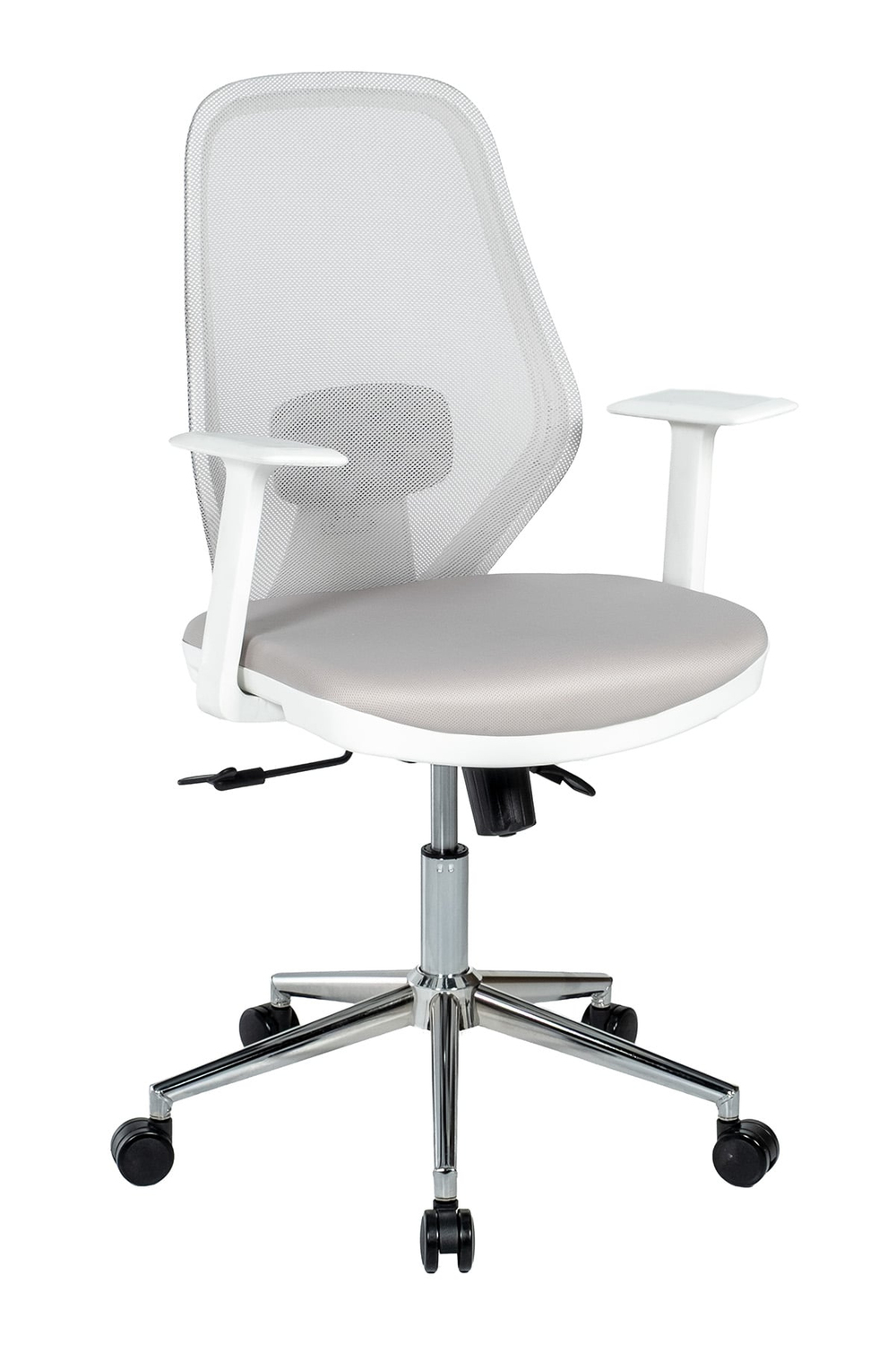 Ofisbazaar Dali Beyaz Fileli Çalışma Koltuğu | Ergonomik Şef ve Toplantı Koltuğu Gri