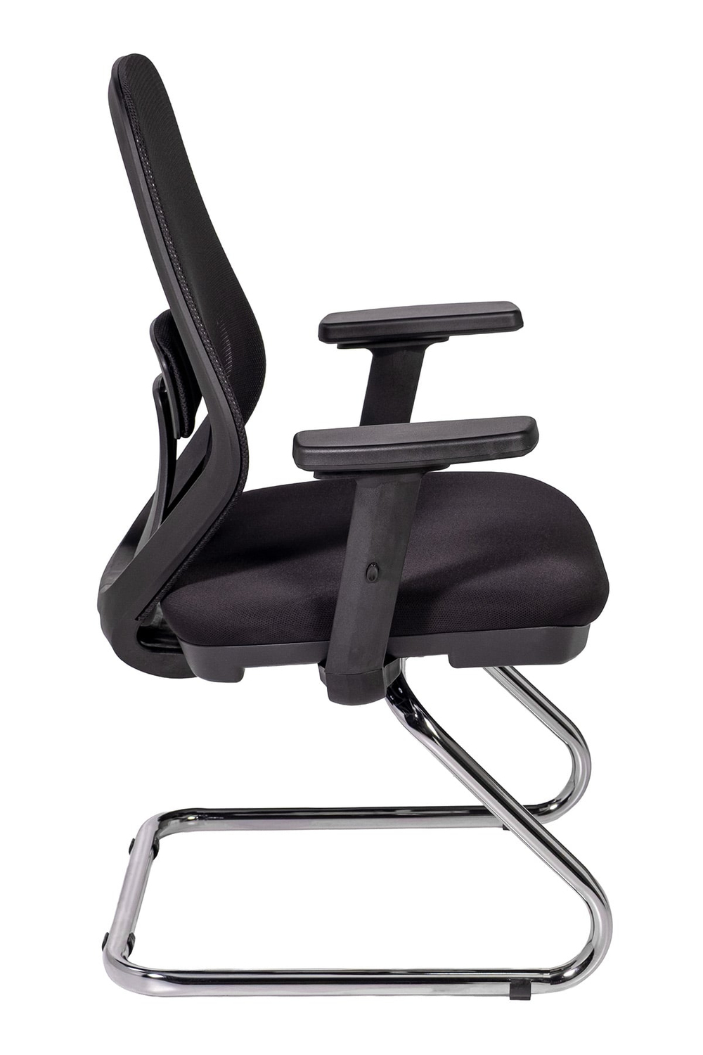 Ofisbazaar Dali Fileli Misafir Koltuğu | Ergonomik Toplantı ve Bekleme Koltuğu Siyah Fileli