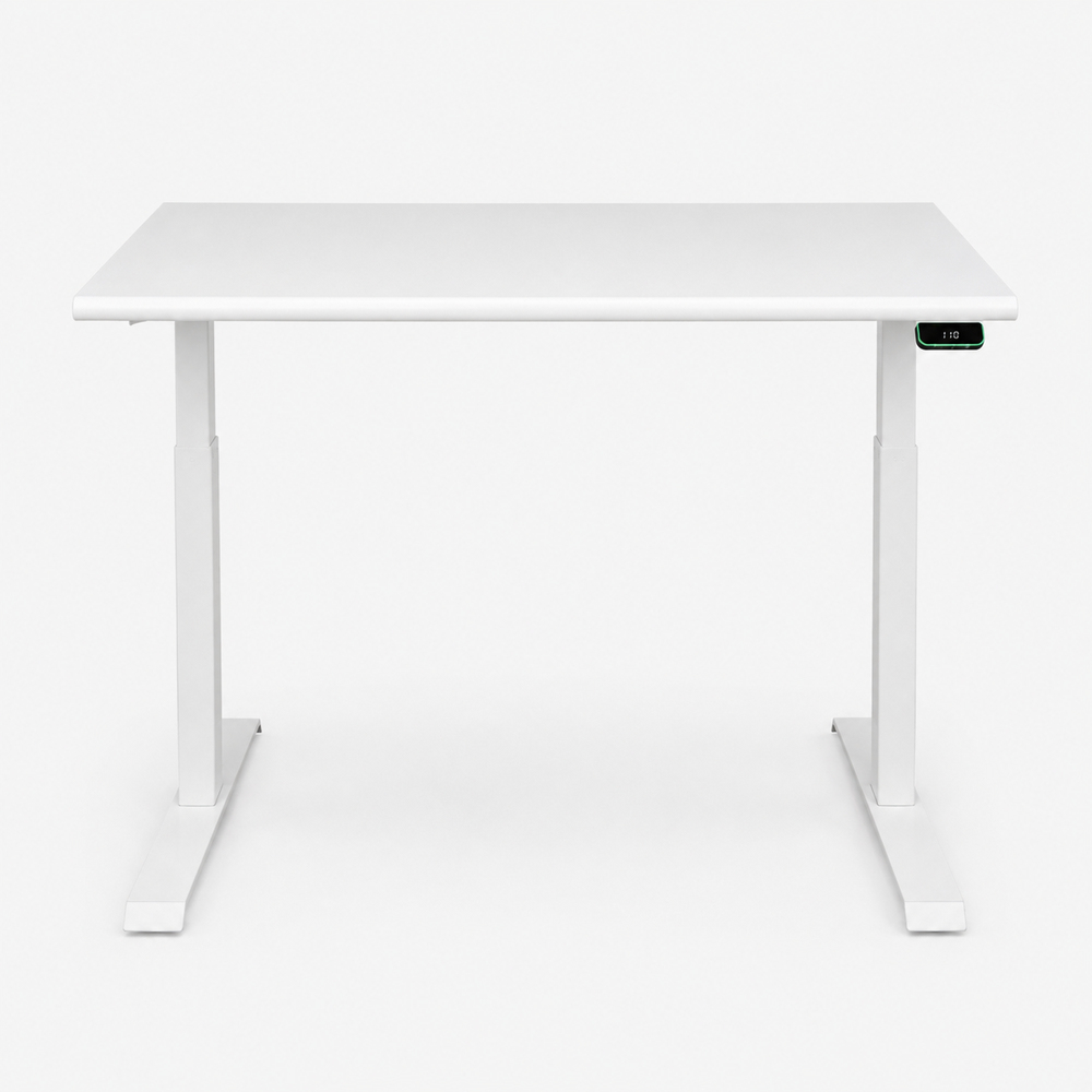Ofisbazaar Elevate 4 Hafızalı Elektrikli Yükseklik Ayarlı Çalışma Masası 140 × 70 cm – Beyaz