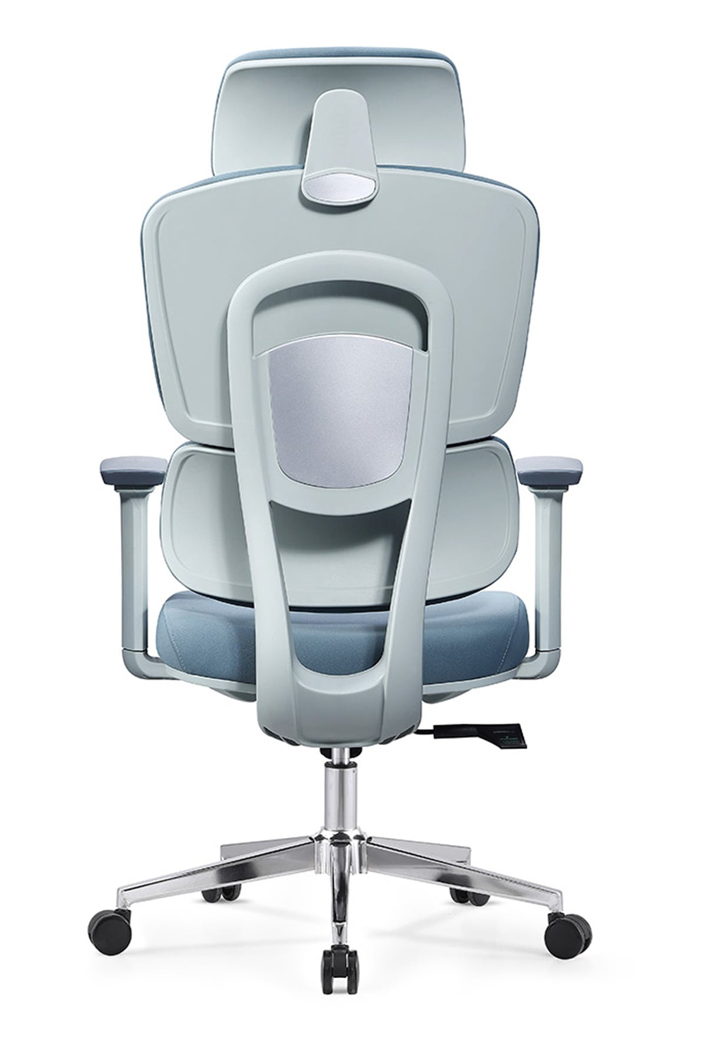 Ofisbazaar Ocean Premium Ergonomik Yönetici Koltuğu | Başlıklı ve Bel Ayarlı Ofis Koltuğu Mavi