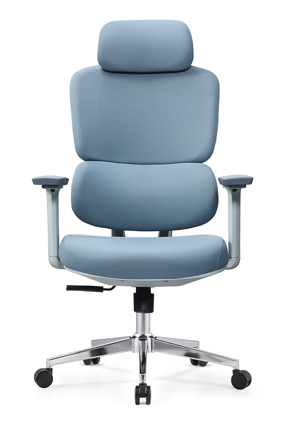 Ofisbazaar Ocean Premium Ergonomik Yönetici Koltuğu | Başlıklı ve Bel Ayarlı Ofis Koltuğu Mavi