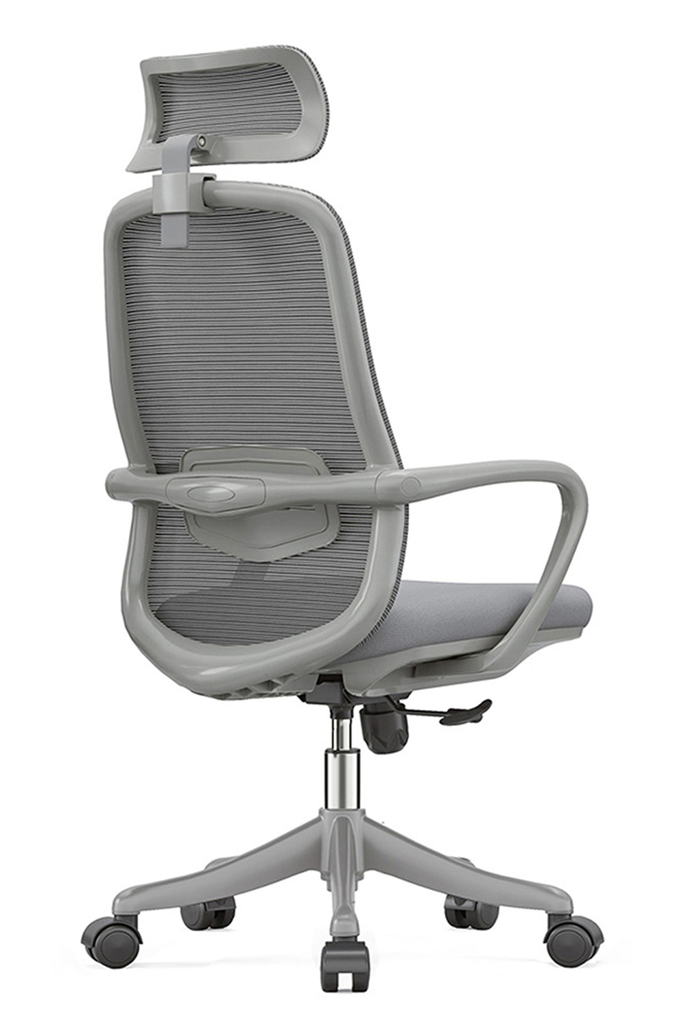 Ofisbazaar Rose Manager Ergonomik Fileli Yönetici Koltuğu | Ergonomik Başlıklı Ofis Koltuğu Gri