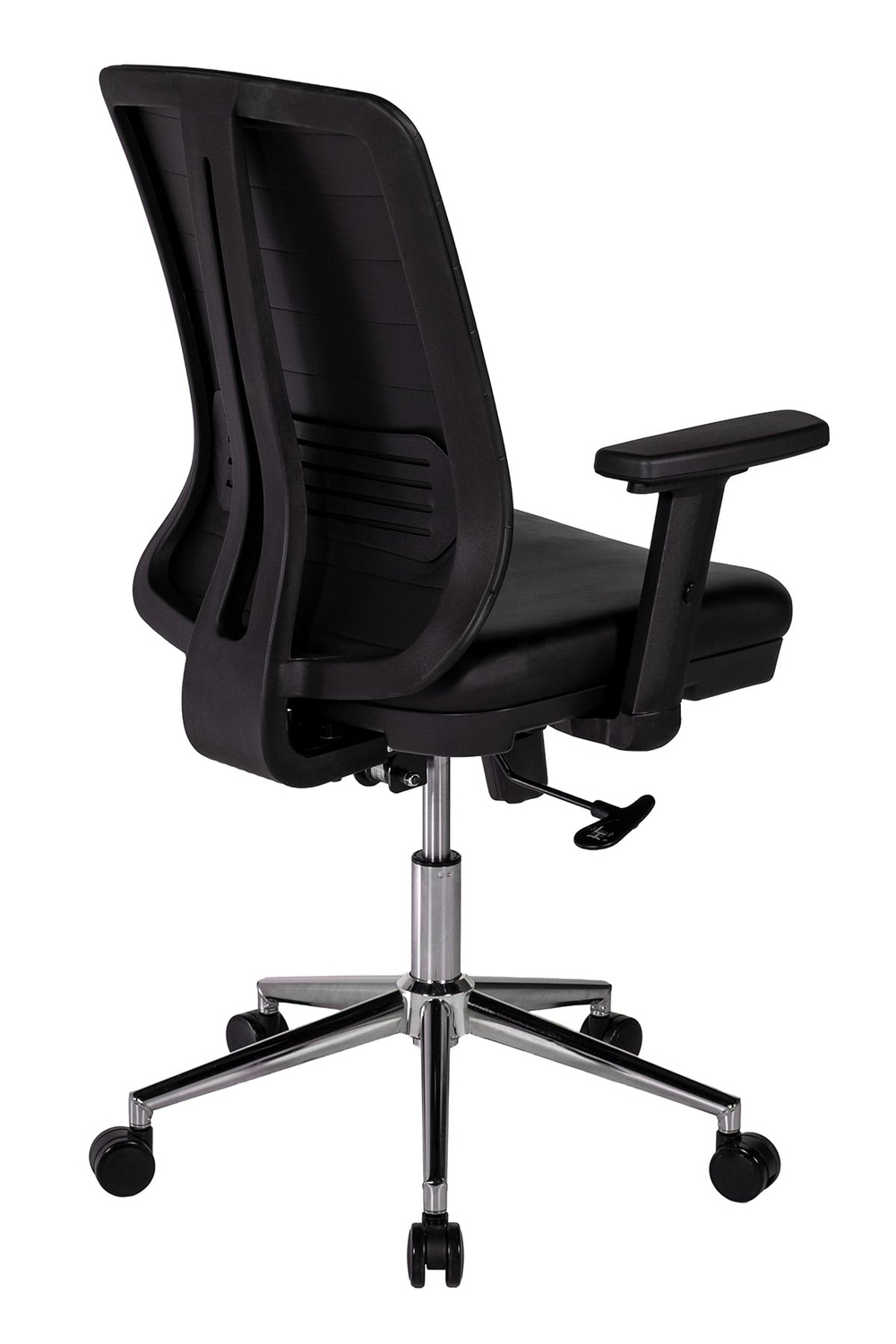 Ofisbazaar UP Deri Çalışma Koltuğu | Ergonomik Şef ve Toplantı Koltuğu Martin 01- Siyah Deri