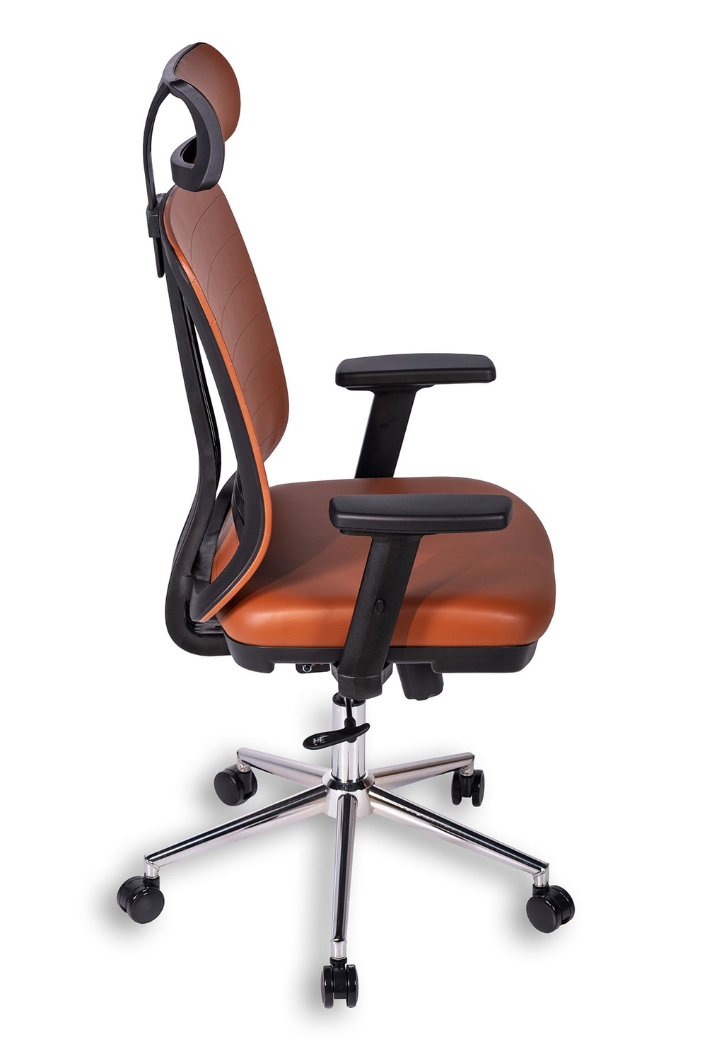 Ofisbazaar UP Deri Yönetici Koltuğu | Ergonomik ve Modern Tasarım Martin09 Kahverengi Deri