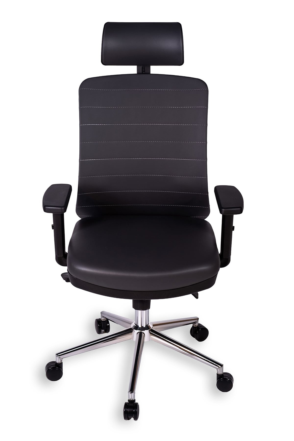 Ofisbazaar UP Deri Yönetici Koltuğu | Ergonomik ve Modern Tasarım Martin 06- Gri Deri