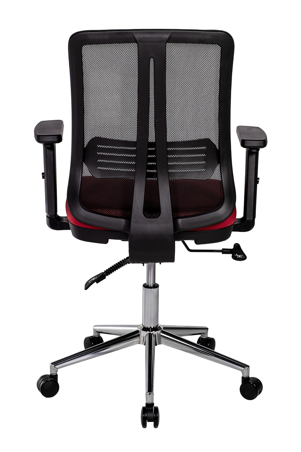 Ofisbazaar UP Fileli Çalışma Koltuğu | Ergonomik Şef ve Toplantı Koltuğu Siyah Fileli / Kırmızı