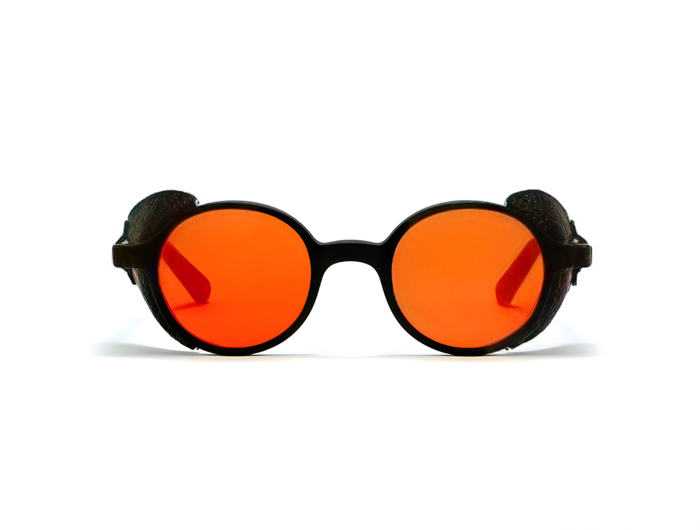 L.G.R Reunion Flap Black Matt 22/Flat Red Mirror 5354 48-23