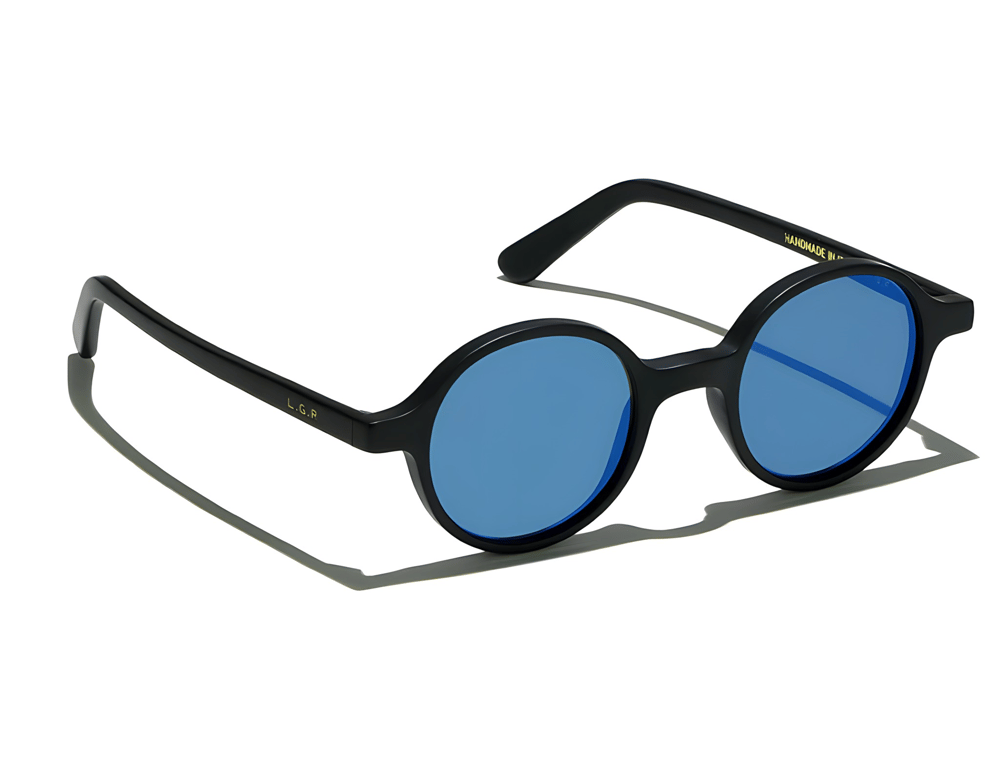 L.G.R L.G.R Reunion Black Matt 22/Flat Blue Mirror 4663 48-23
