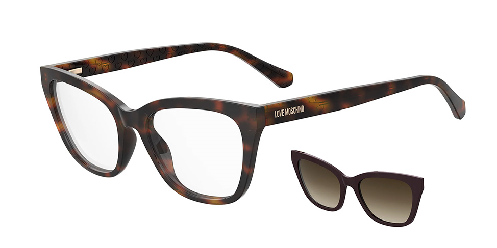 LOVE MOSCHINO MOL071/CS (Güneş Klipsli) MFX 53 Kadın Güneş Gözlüğü