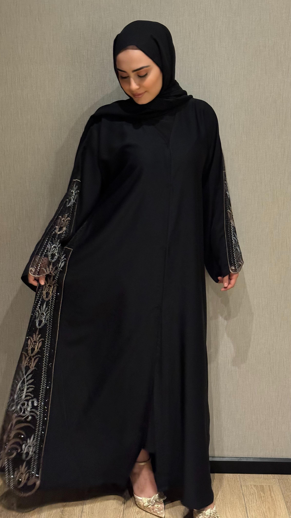 Güpürlü abaya